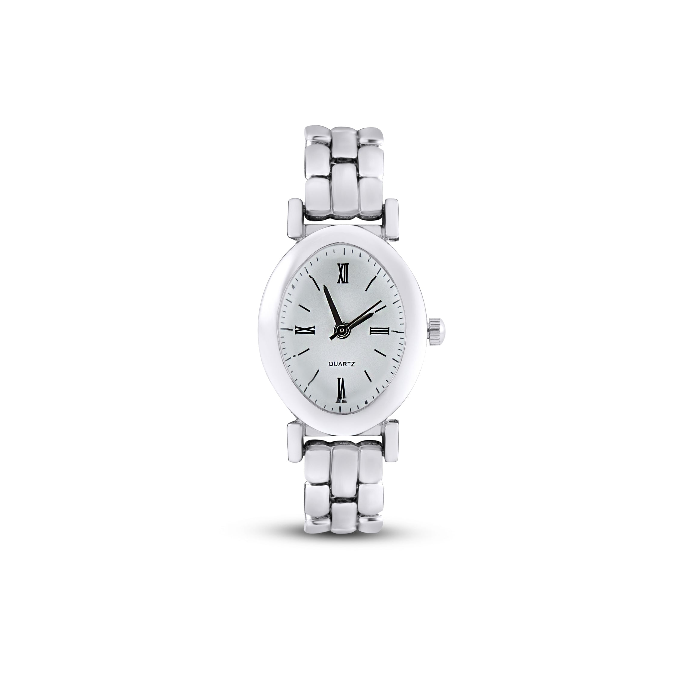 Orlina Oval Model Kadın Saat, Gümüş Renk (Çelik)
