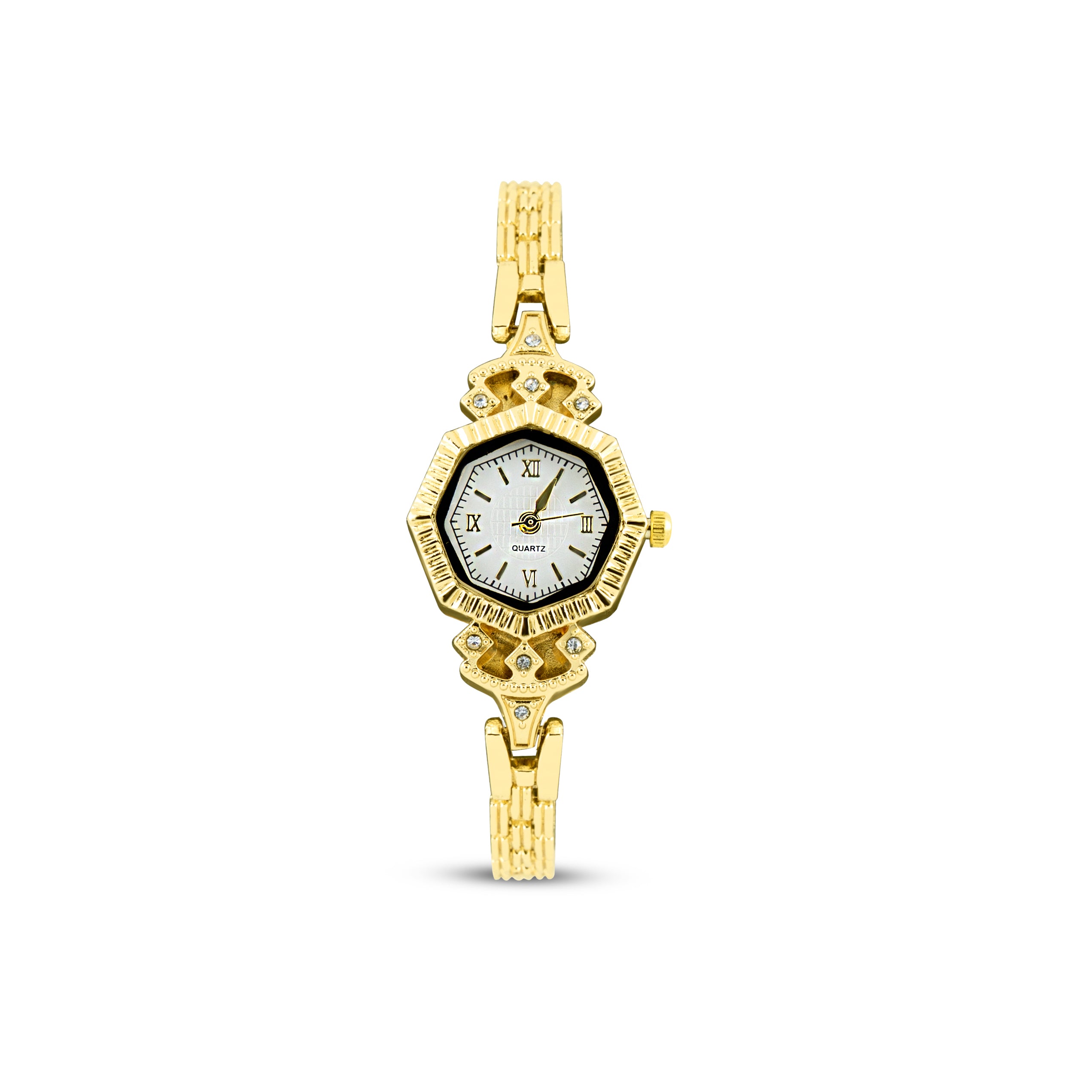 Ambressa Vintage Tasarım Kadın Saat, Gold Renk (Çelik)