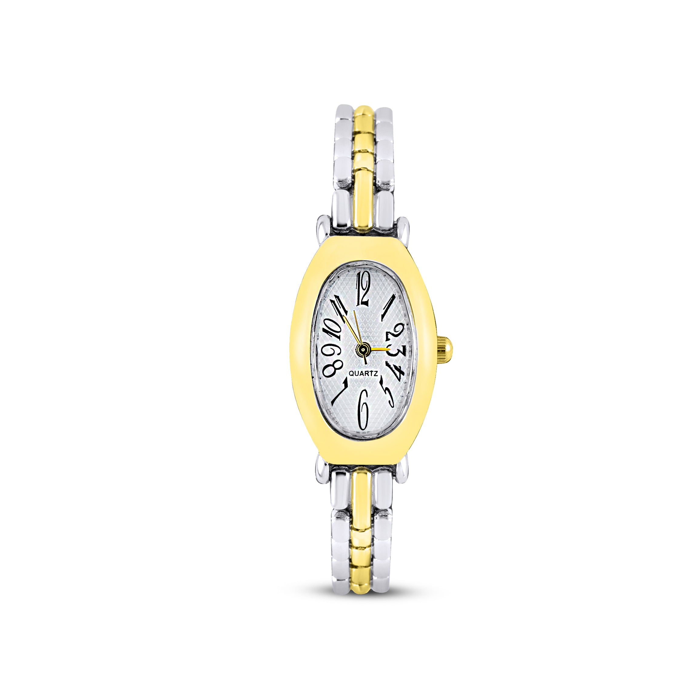 Valenne Oval Model Kadın Saat, Gümüş-Gold Renk (Çelik)