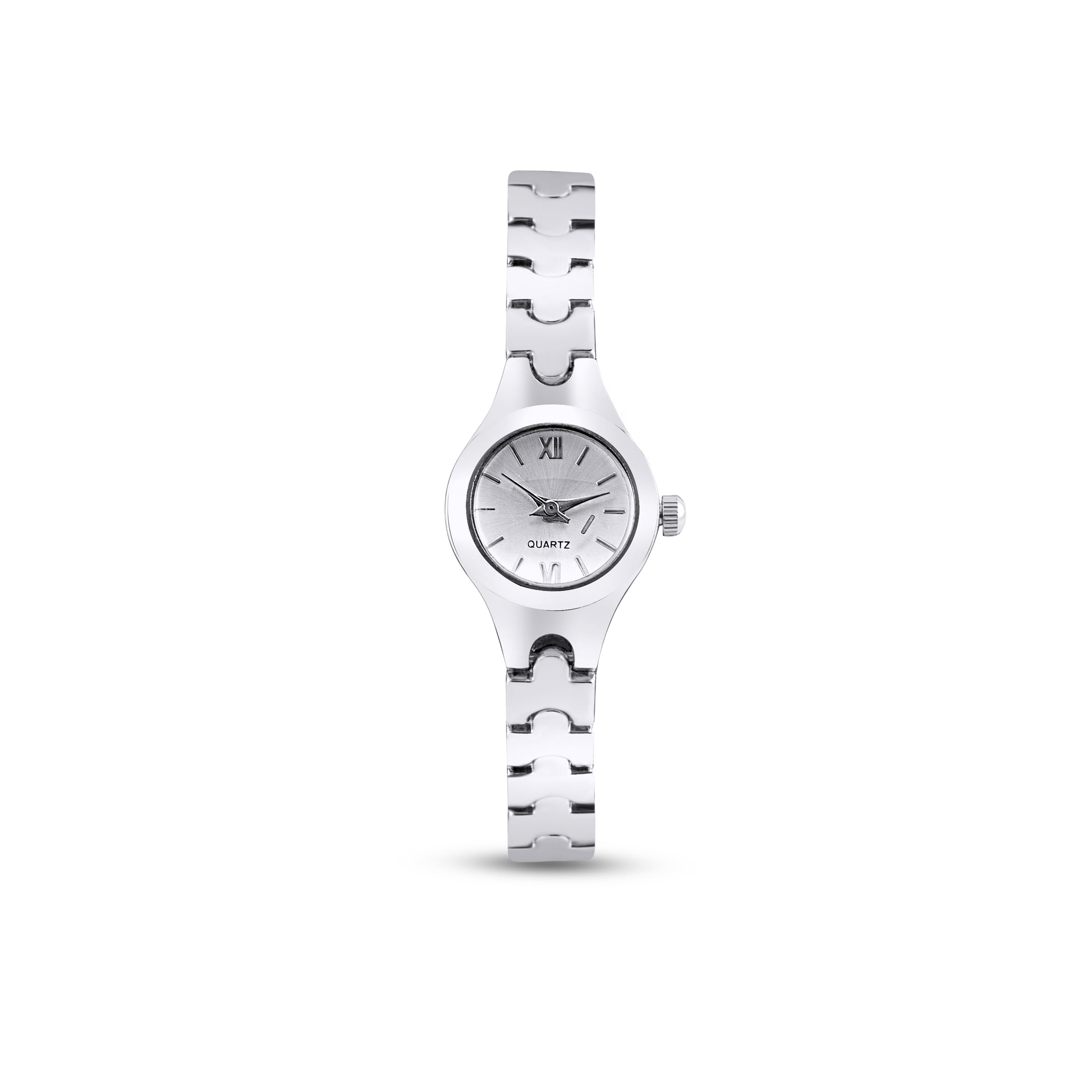 Lyselle Minimal Yuvarlak Model Kadın Saat, Gümüş Renk (Çelik)